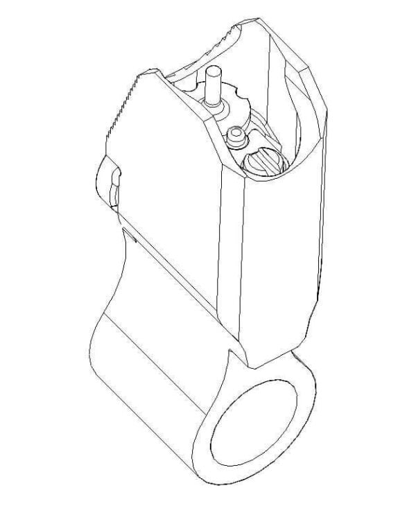KelTec SUB-2000 foldable pistol caliber carbine front view