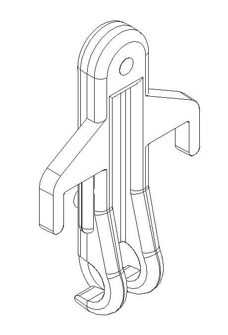 KelTec SUB-2000 foldable pistol caliber carbine rear view